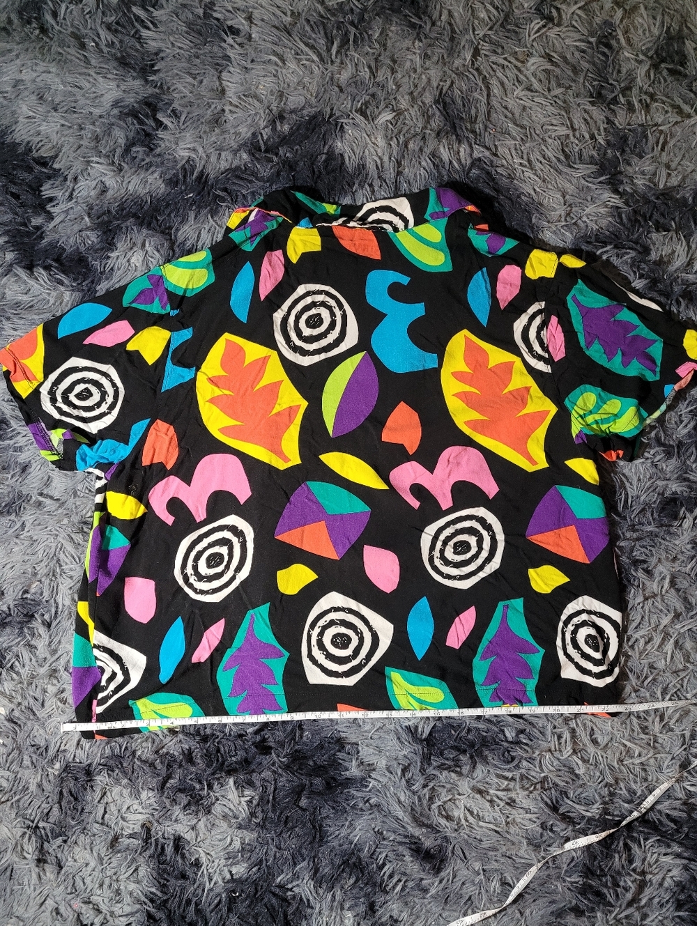 Stranger Things Eleven Pattern Cosplay Button Up Top - Picture 6 of 6